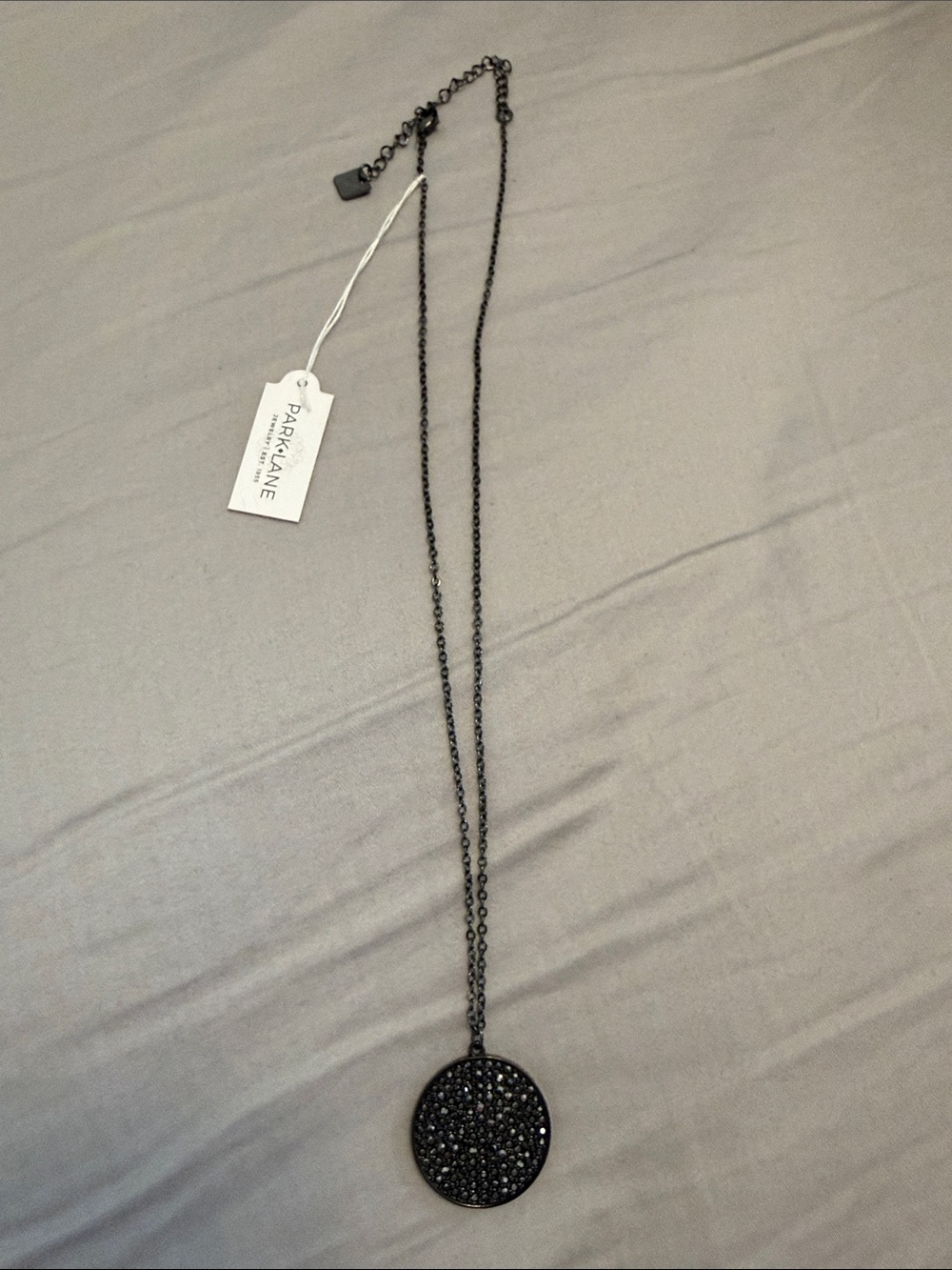 Park Lane Hendrix Hematite Necklace … NWT